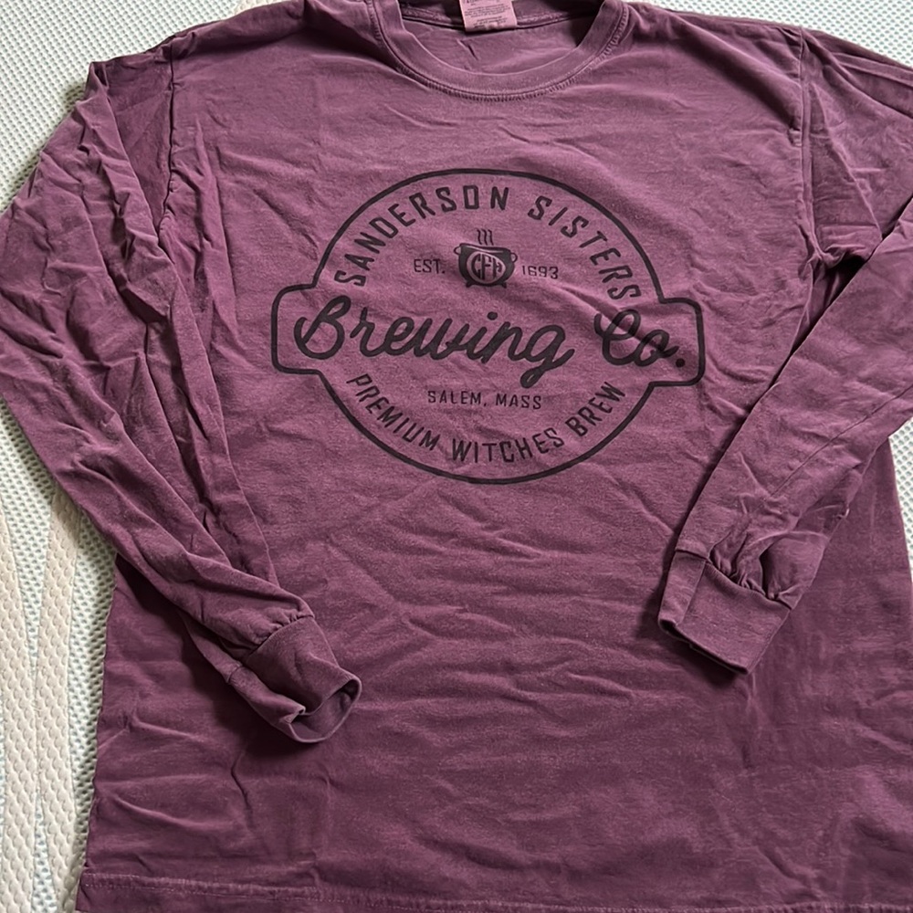 long sleeve monogrammed top worn only once---> PRICED TO SELL!